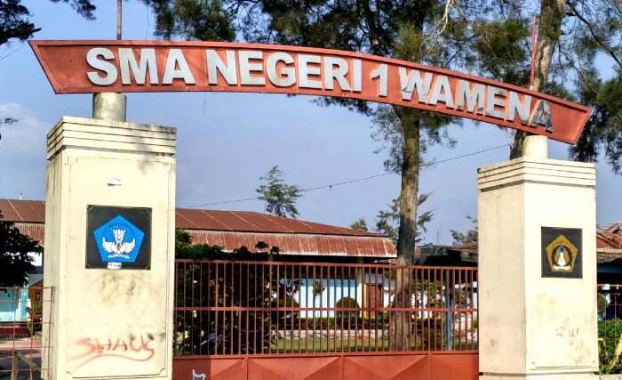 SMA 1 Wamena, banyak siswa dan guru yang masih trauma. (Foto:Istimewa)