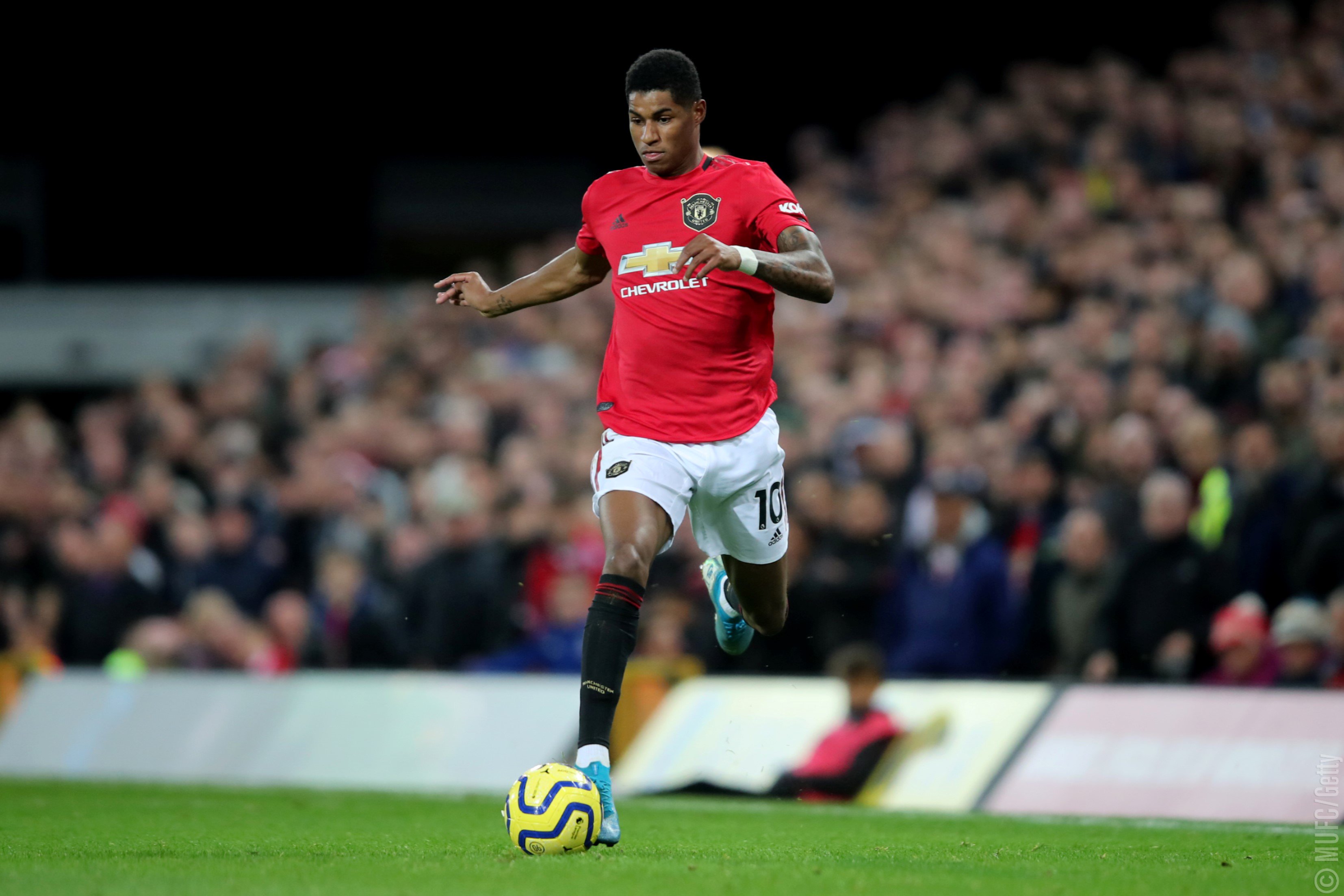 Marcus Rashford sedang dalam performa terbaik dalam beberapa pertandingan terakhir Setan Merah. (Foto: Twitter/@ManUtd)