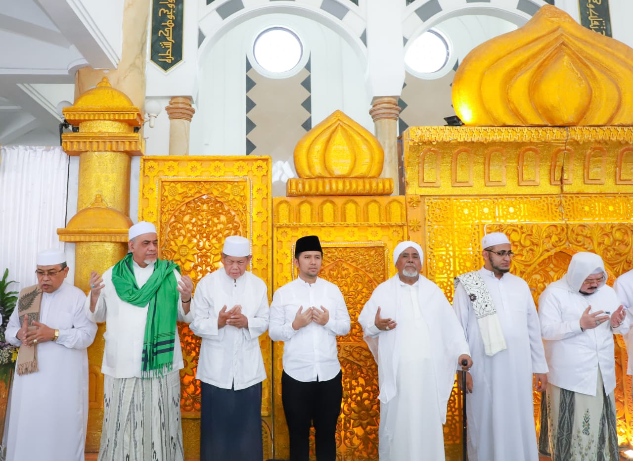 mil Elestianto Dardak di acara Dzikir dan Do;a Bersama di Masjid Baitul Hamdi, Kantor Gubernur Jawa Timur, Minggu 3 November 2019. (Foto: Faiq/Ngopibareng.id)