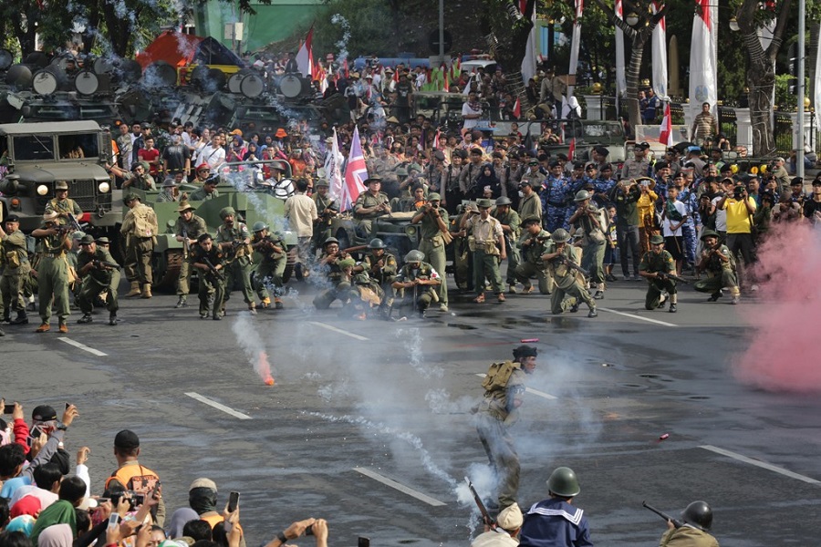 Parade Surabaya Juang tahun 2018. (Foto: dok. Pemkot Surabaya)