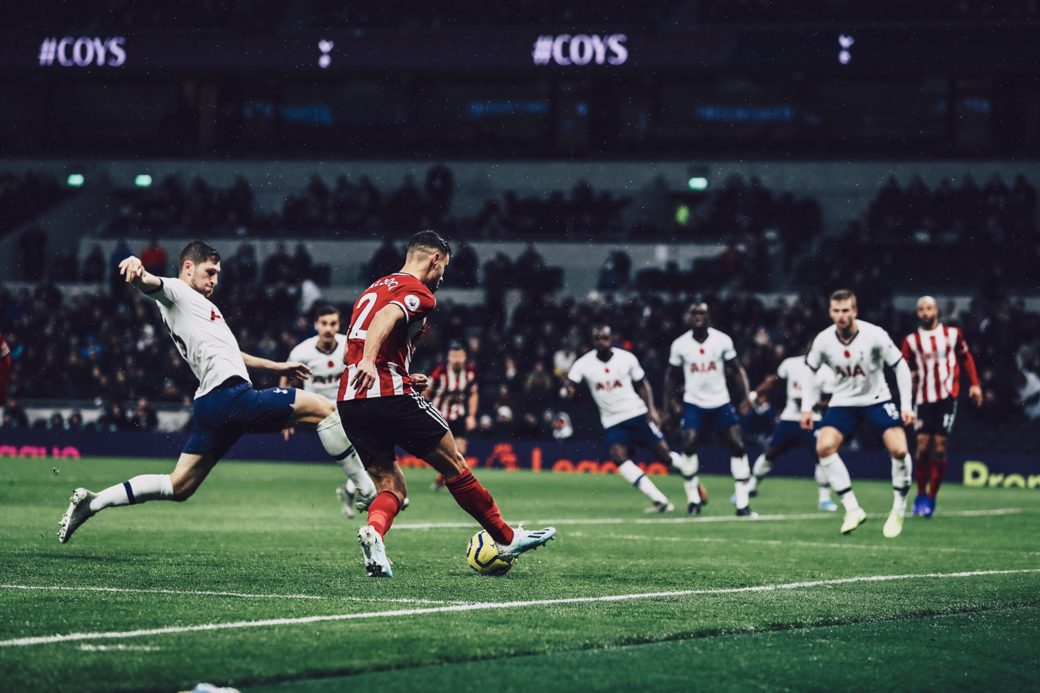 Tottenham vs Sheffield United. (Foto: Twitter/@SheffieldUnited)