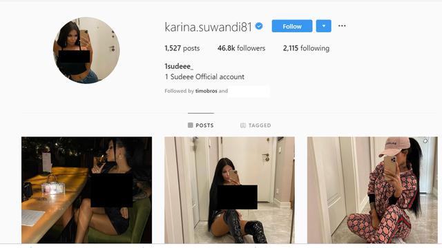 Tampilan koleksi foto Karina Suwandi berubah jadi model seksi asal Turki. (Foto: Instagram Karina Suwandi)