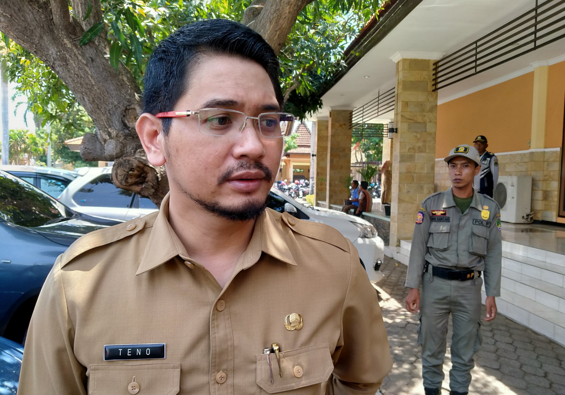 Plt Walikota Pasuruan, Raharto Teno Prasetyo, di Pendopo Kota Pasuruan, Selasa 12 November 2019. (Fariz/ngopibareng.id)