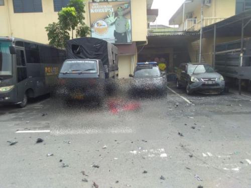 Pelaku bom bunuh diri di Mapolrestabes Medan, Sumatera Utara. (Foto: Dok. Polrestabes Medan)