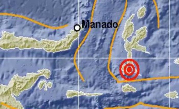 Ilustrasi gempa di Maluku yang terjadi Kamis lalu. (Foto:BMKG)