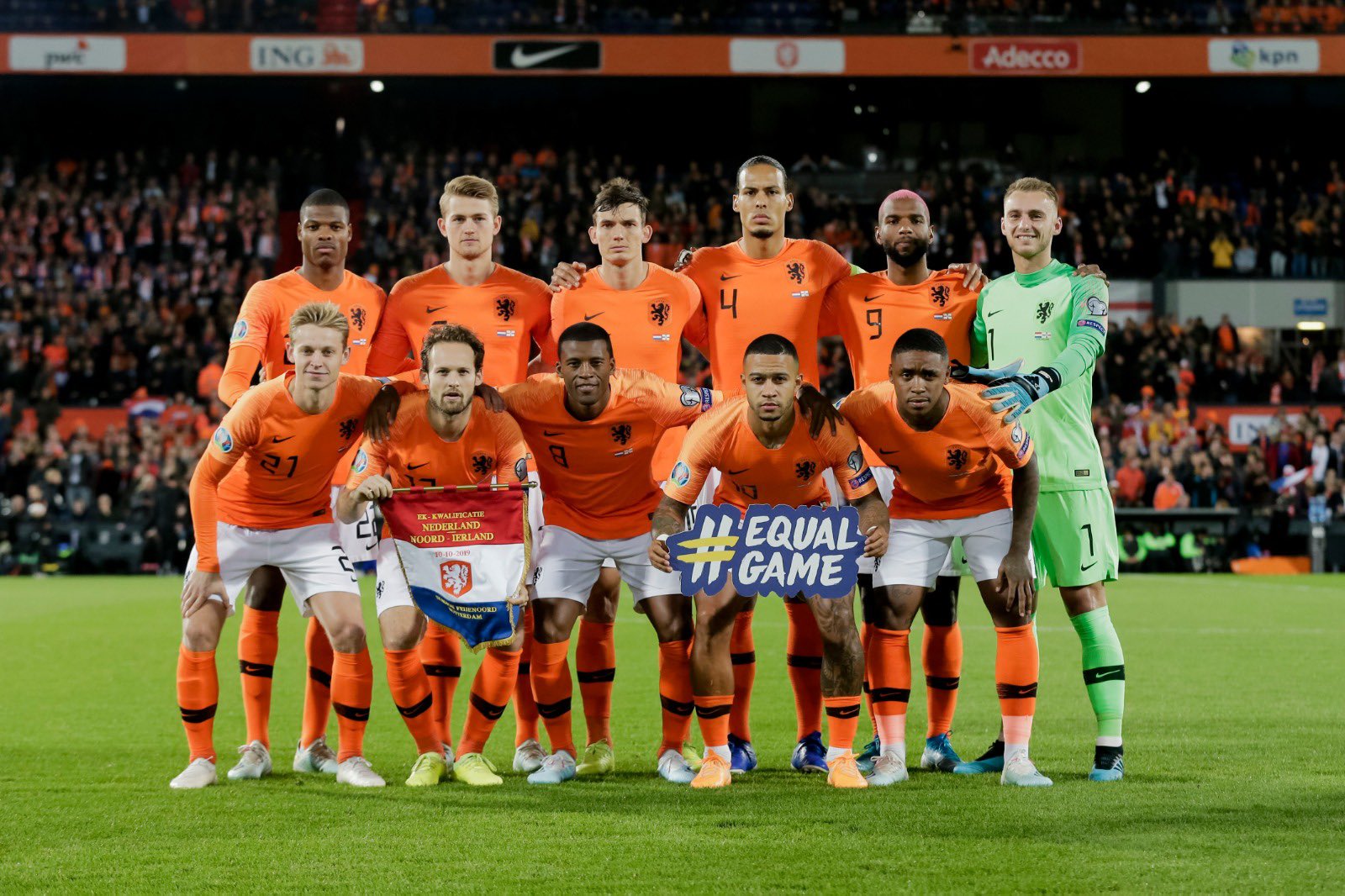 Timnas Belanda. (Foto: Twitter/@VirgilvDijk)