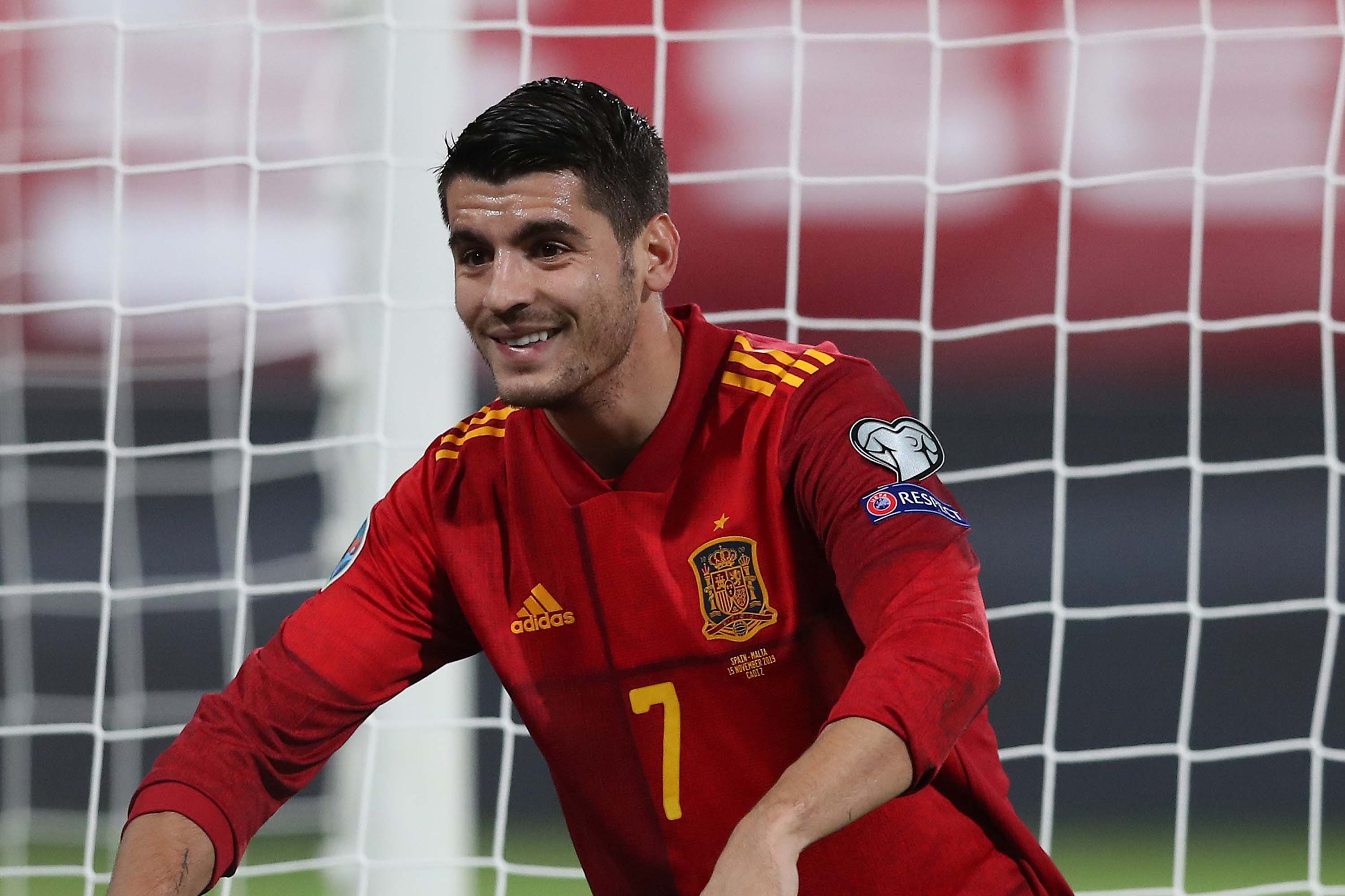 Alvaro Morata kembali menemukan kepercayaan dirinya sejak gabung Atletico Madrid. (Foto: Twitter/@UEFAEURO2020)