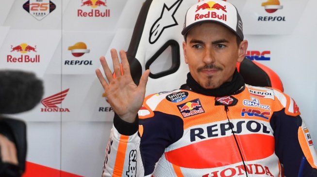 Mantan pebalap Repsol Honda, Jorge Lorenzo. (Foto: AFP/Pierre-Philippe Marcou)