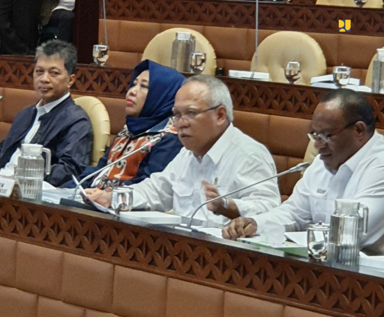 Kementerian PUPR raker perdana dengan Komisi V DPR RI. (Foto: Kementerian PUPR)