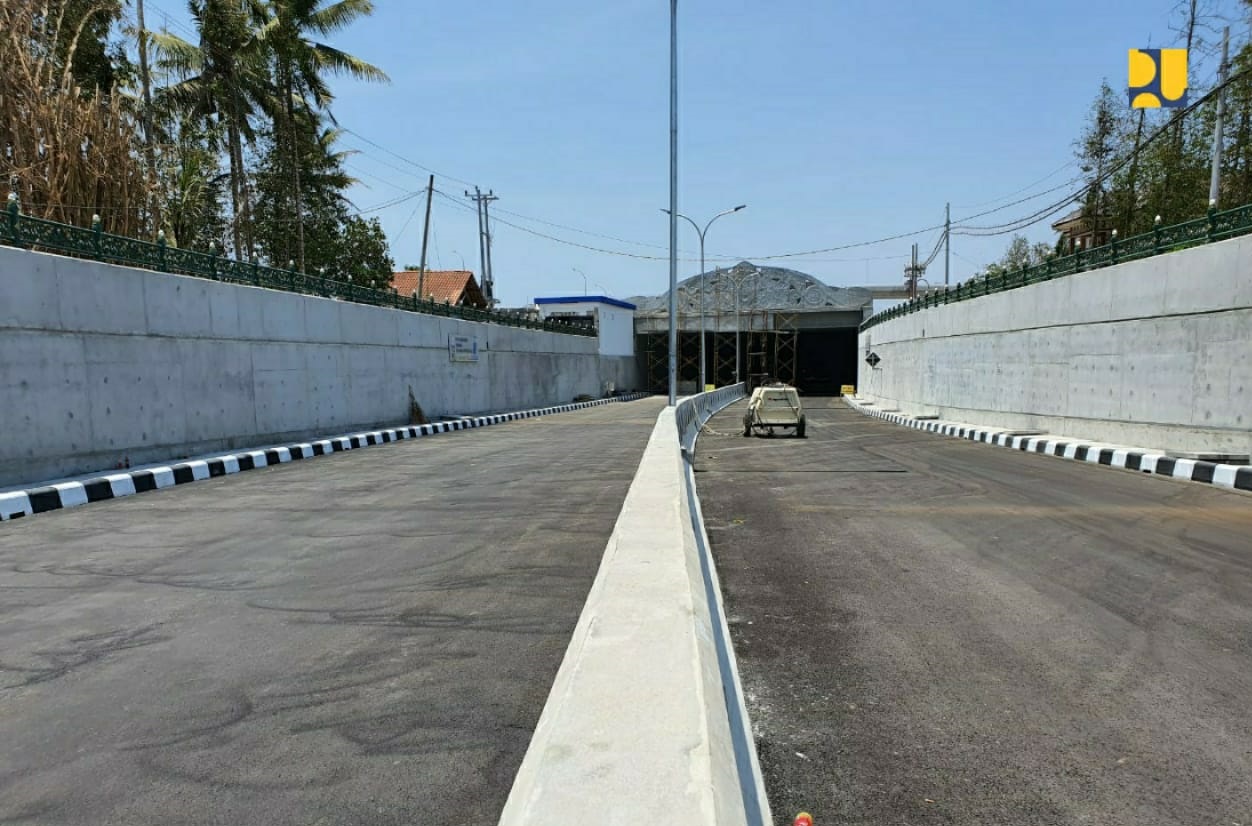 Underpass New Yogyakarta International Airport (NYIA) di Kulonprogo.  (Foto: Kementerian PUPR)