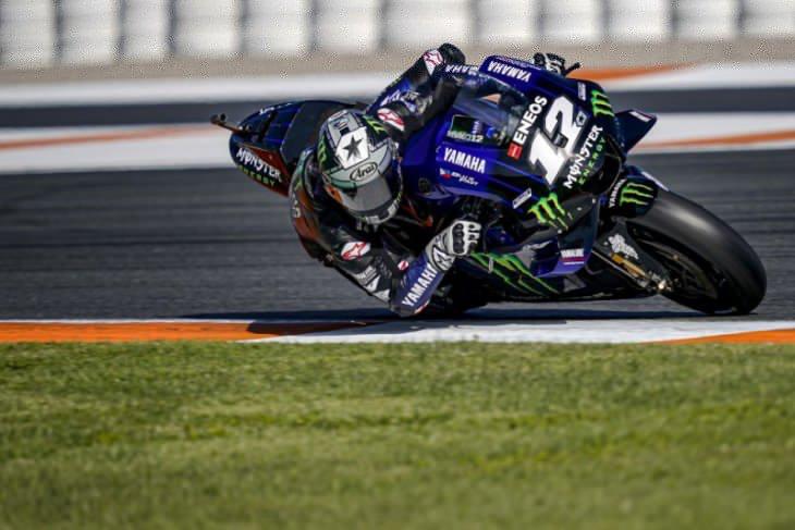 Maverick Vinales menjalani tes pramusim di Valencia. (Foto: Monster Energy Yamaha)