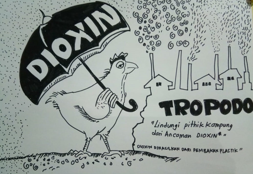 (Karikatur: Prigi Arisandi Arisandi/Ecoton)