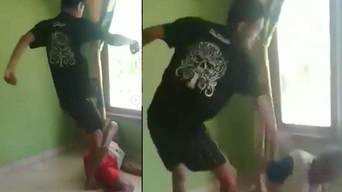 Video cucu tendang kakeknya viral di media sosial. (Foto: YouTube)