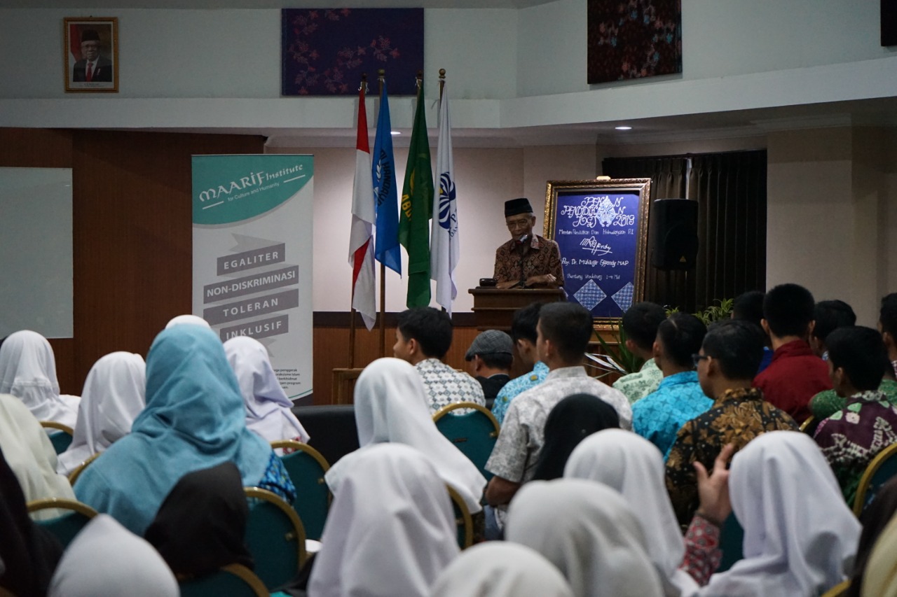 Prof Syafii Maarif, mantan Ketua Umum PP Muhammadiyah. (Foto: Istimewa)