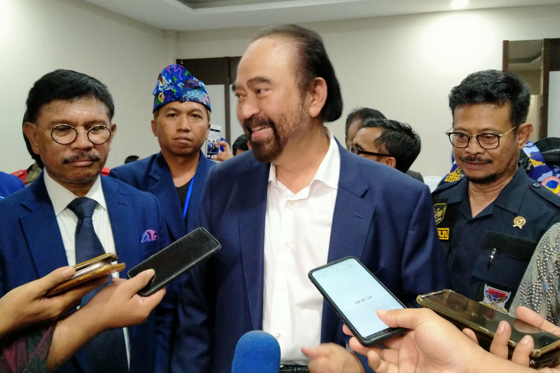 Ketum DPP Partai NasDem, Surya Paloh. (Foto: Fariz/ngopibareng.id)