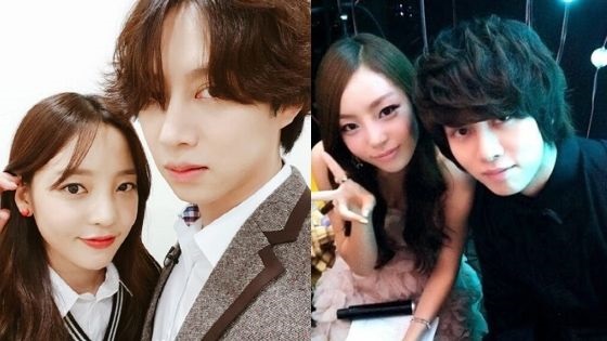 Persahabatan Goo Hara dengan Kim Heechul Super Junior. (Foto: Allkpop)