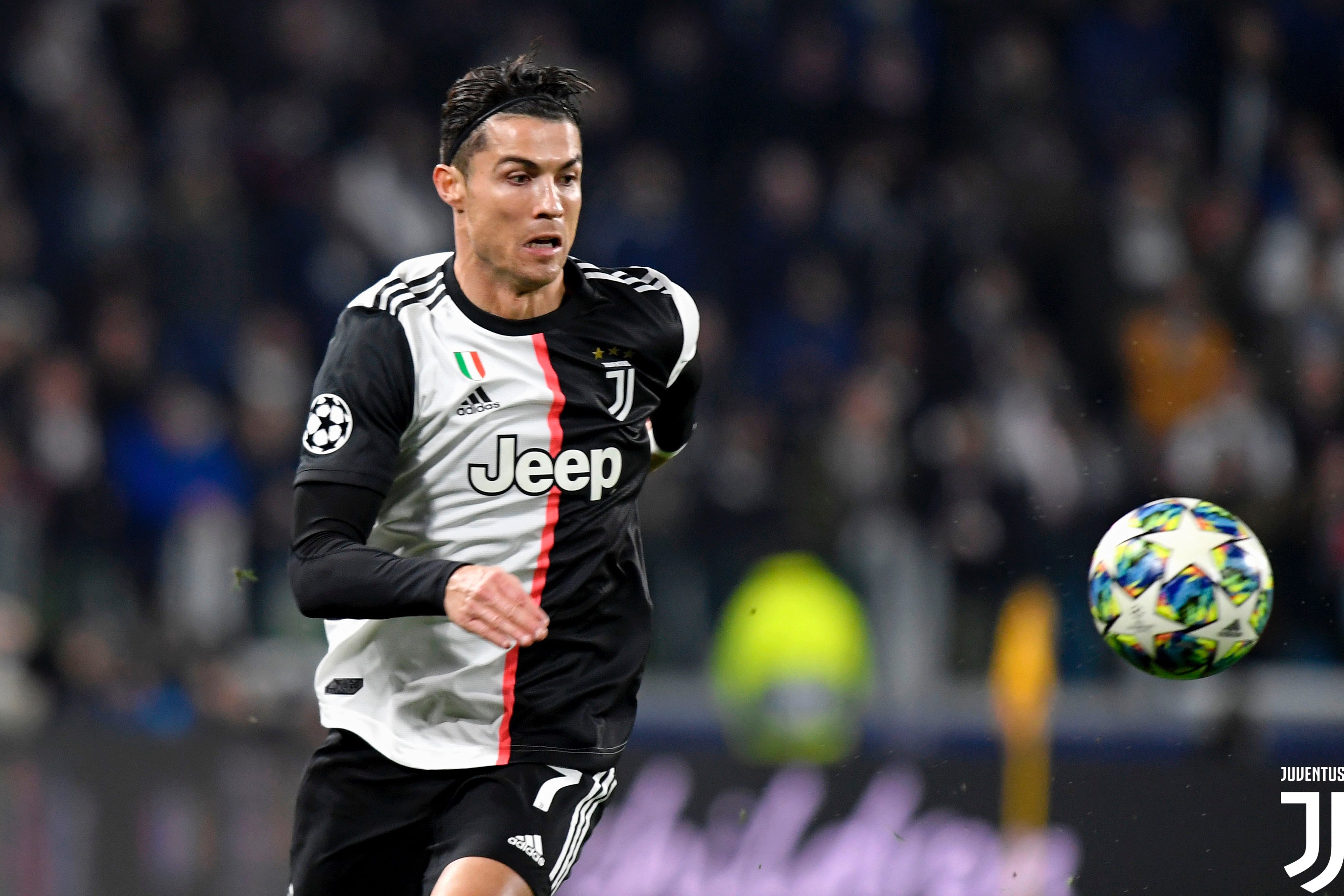 Penyerang Juve, Cristiano Ronaldo saat melawan Atletico Madrid. (Foto: Twitter @Juventus)