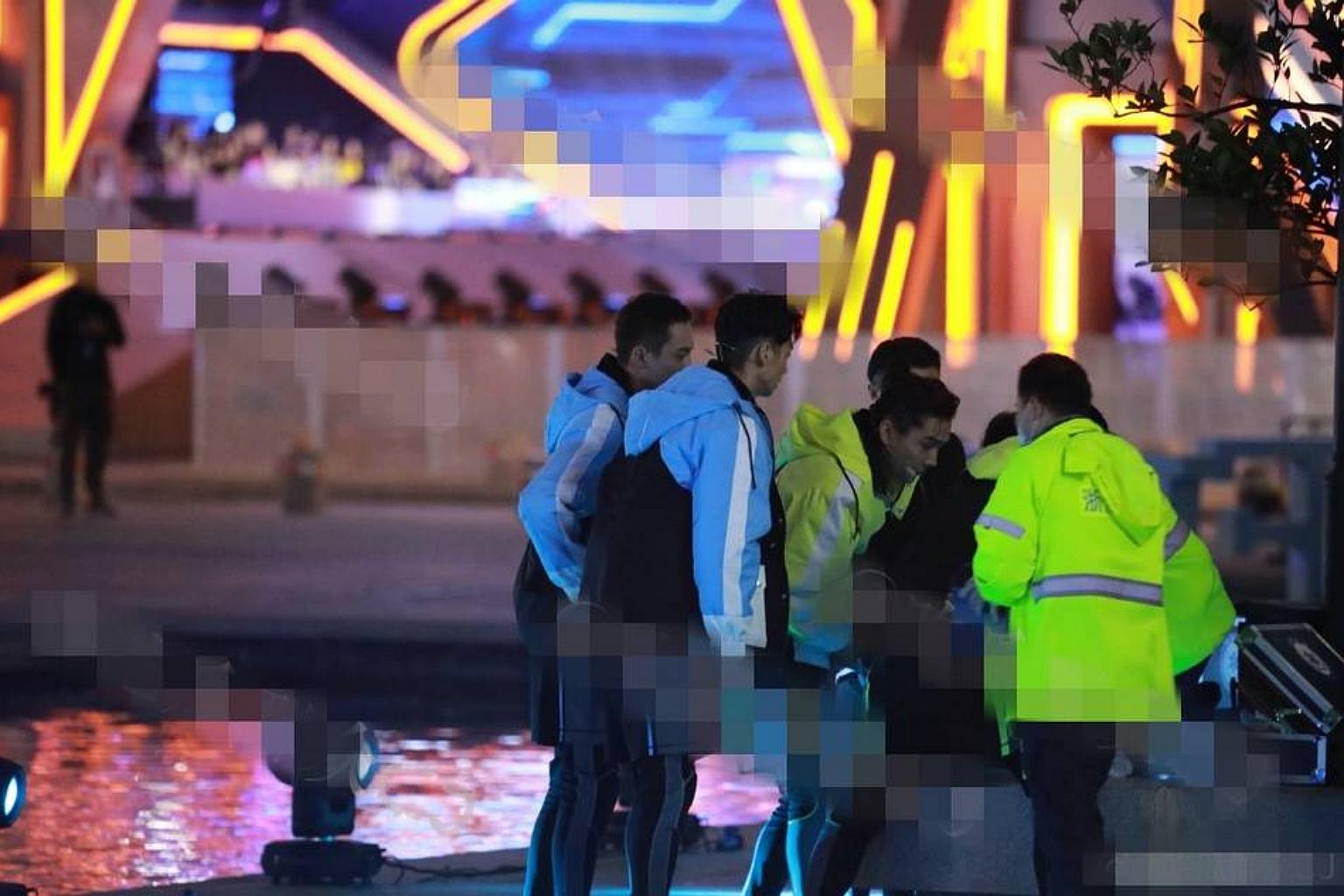 Godfrey Gao sempat mendapatkan pertolongan medis sebelum meninggal dunia. (Foto: Istimewa)