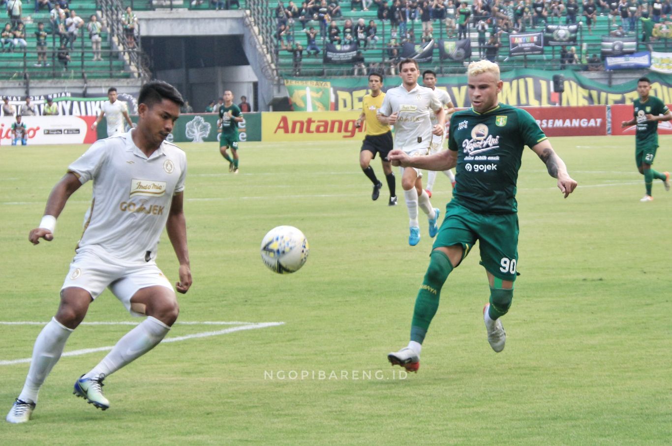 Pemain Persebaya, Diogo Campos. (Foto: Haris/ngopibareng.id)