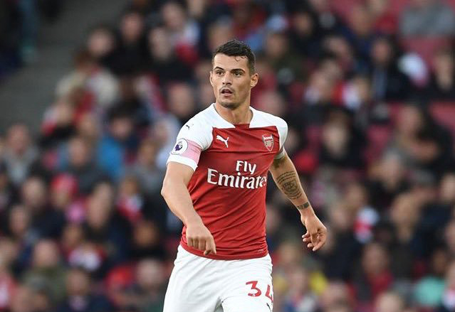 Granit Xhaka. (Foto: Twitter/@lisameli8)