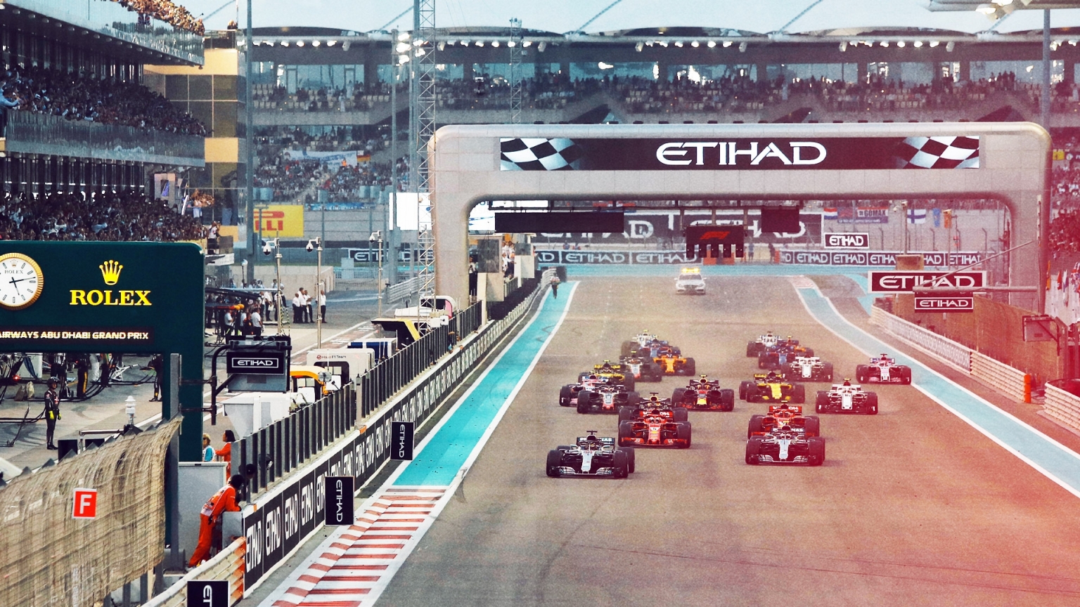 Sirkuit Yas Marina, Abu Dhabi, Uni Emirat Arab (UEA). (Foto: Twitter F1)