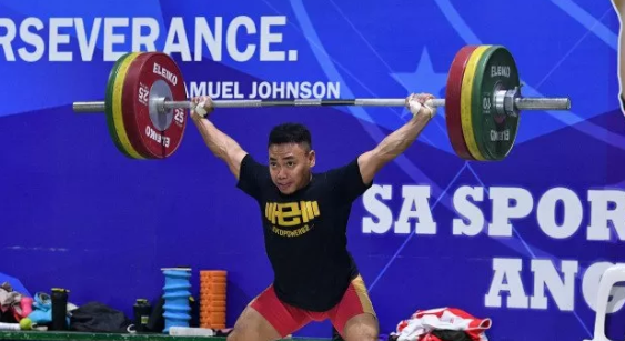 Eko Yuli berhasil menyumbangkan medali emas untuk Indonesia di SEA Games 2019 Filipina. (Foto: Antara)