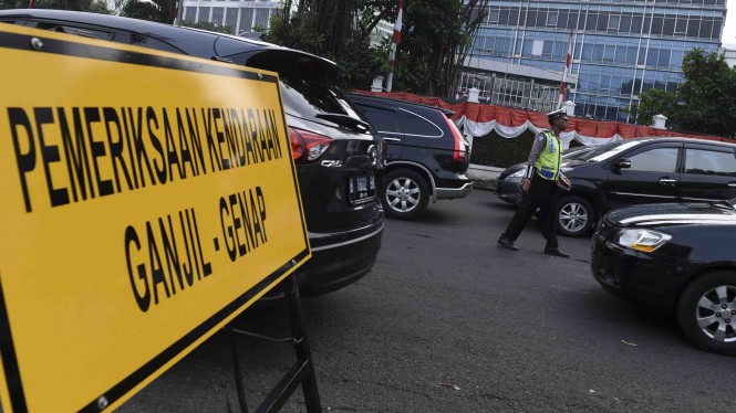 Ilustrasi sistem ganjil genap di Jakarta. (Foto: Google)