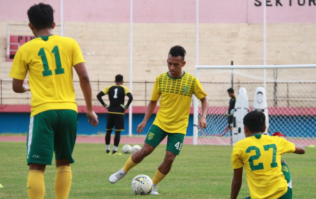 Winger Persebaya, Irfan Jaya. (Foto: Haris/ngopibareng.id)