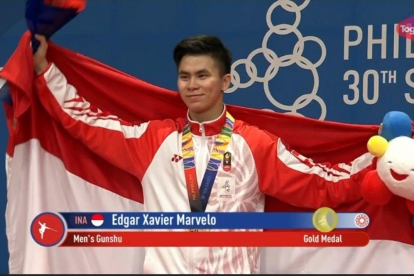 Atlet Wushu putra, Edgar Xavier Marvelo. (Foto: Instagram Kemenpora) 