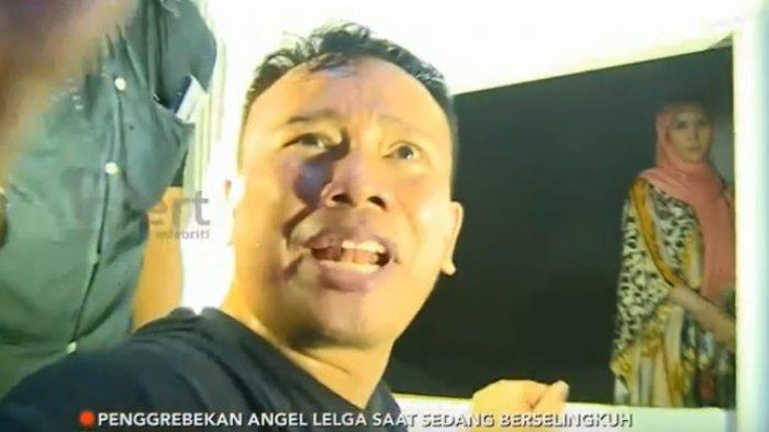 Vicky Prasetyo menggerebek Angel Lelga, saat masih berstatus istrinya pada 2018. (Foto: Insert TransTV)