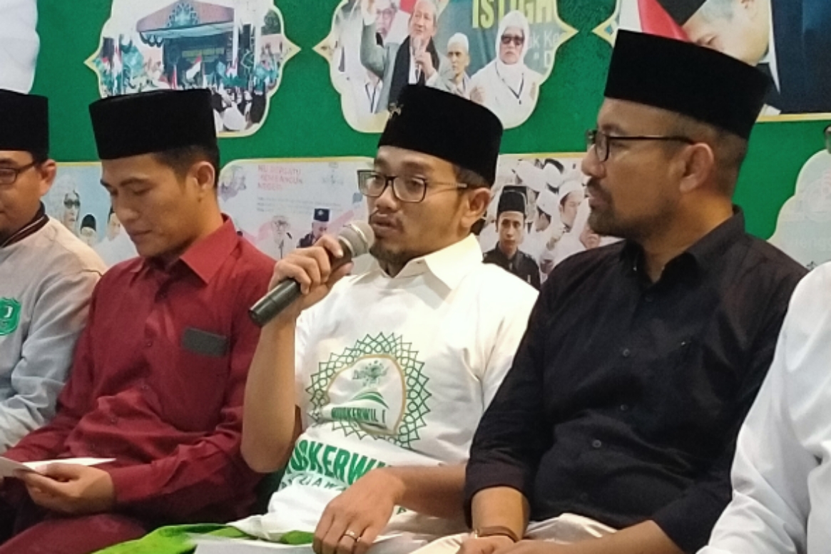 Wakil Ketua PWNU Jatim, KH Abdussalam Shohib. (Foto: Fariz/ngopibareng.id)