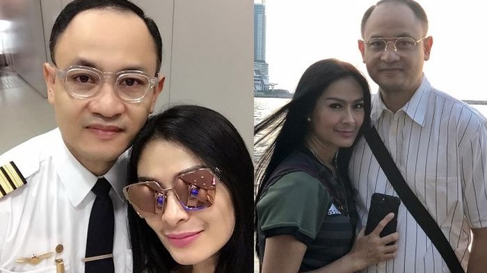 Pedangdut Iis Dahlia dan suaminya, Satrio Dewandono. Ia berprofesi pilot pesawat Garuda Indonesia. (Foto: Instagram @isdadahlia)