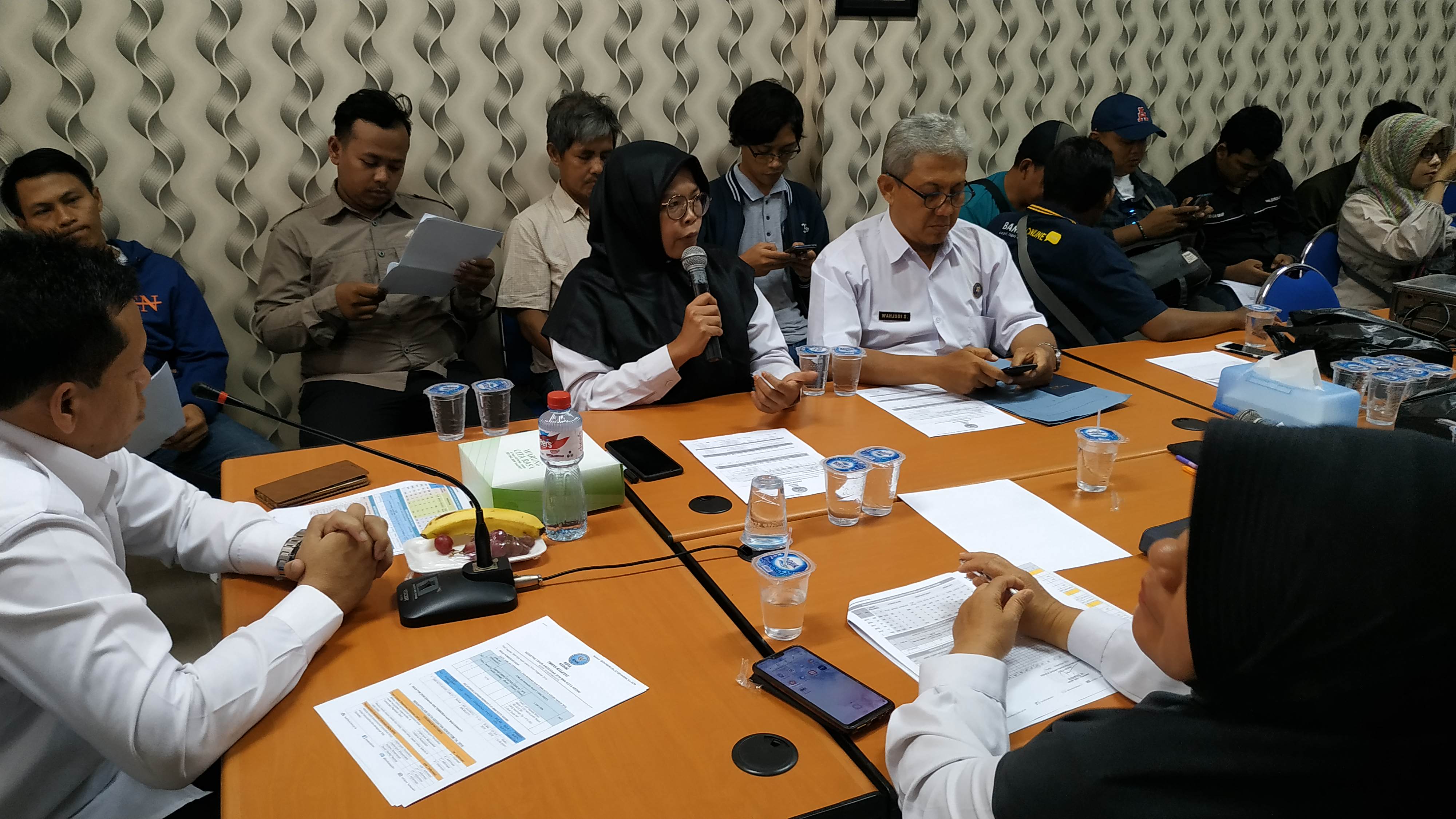 BNN Kota Kediri melakukan pemaparan kegiatan di kantor BNN Kediri. (Foto: Fendi/ngopibareng.id)