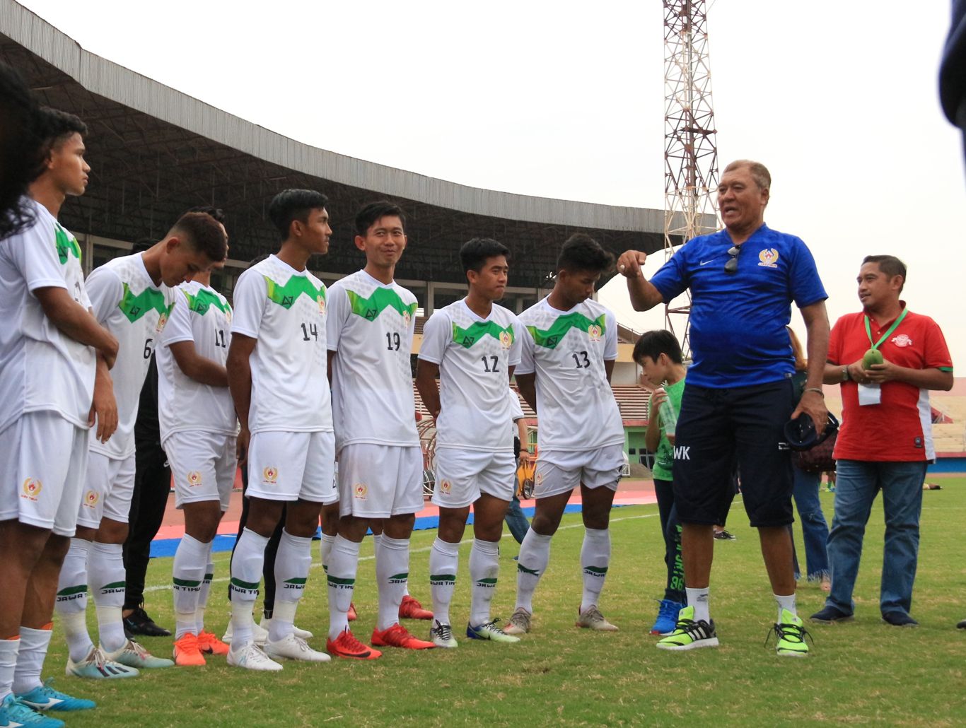 Skuat tim sepak bola Jatim. (Foto: Haris/ngopibareng.id)