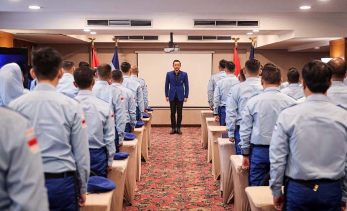 Para Taruna Akademi Demokrat sedang mengikuti pemantapan di Jakarta. (Foto:Demokrat)