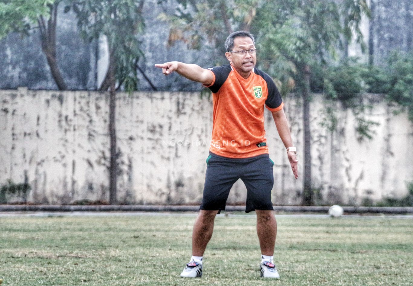 Pelatih Persebaya, Aji Santoso. (Foto: Haris/ngopibareng.id)