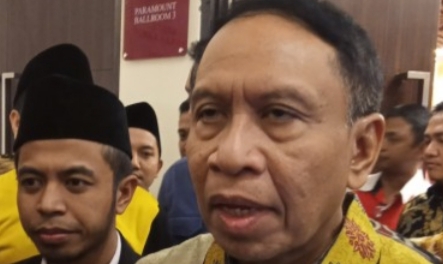 Menteri Pemuda dan Olahraga, Zainuddin Amali, di acara Muktamar KAMMI, Rabu 11 Desember 2019. (Foto: Theo/ngopibareng.id)