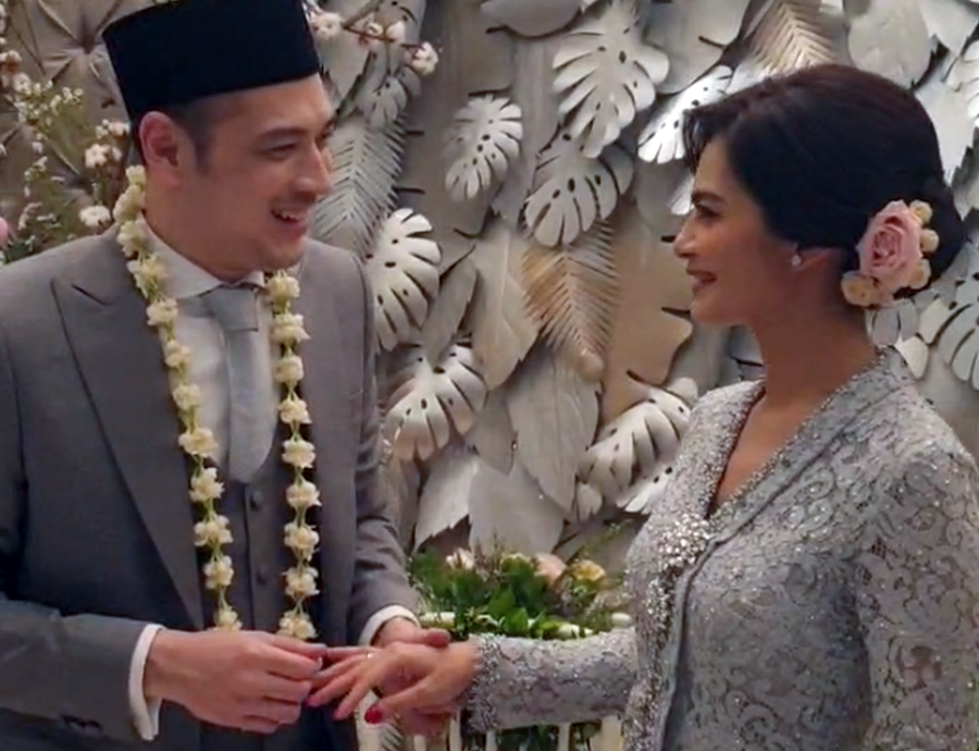 Cut Tari dan Richard Kevin resmi menikah. (Foto IG)