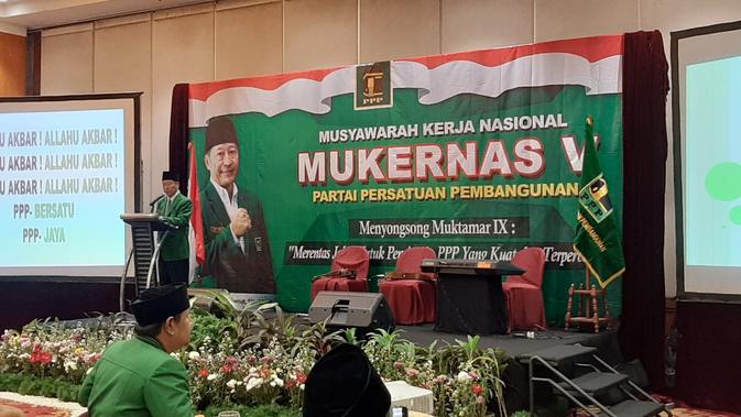 Partai Persatuan Pembangunan (PPP) menggelar Musyawarah Kerja Nasional (Mukernas) V, Sabtu 14 Desember 2019. (Foto: Dok. PPP)