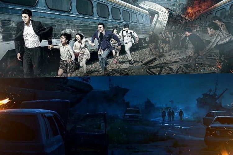 Ilustrasi film Train to Busan dan Peninsula. (Foto: NEW)