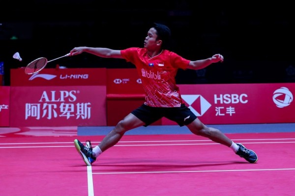 Anthony Sinisuka Ginting melaju ke final BWF World Tour. (Foto: PBSI)