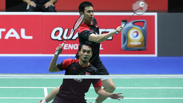 Pasangan Hendra/Ahsan. (Foto: PBSI)