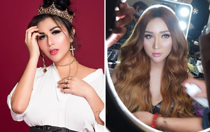 Transgender Gebby Vesta (kiri) versus Lucinta Luna. (Foto: Instagram kolase)