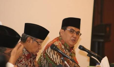 Ketua Umum PBNU, KH Said Aqil Siroj dan Sekjen, H Helmy Faishal Zaini. (Foto: Istimewa) 