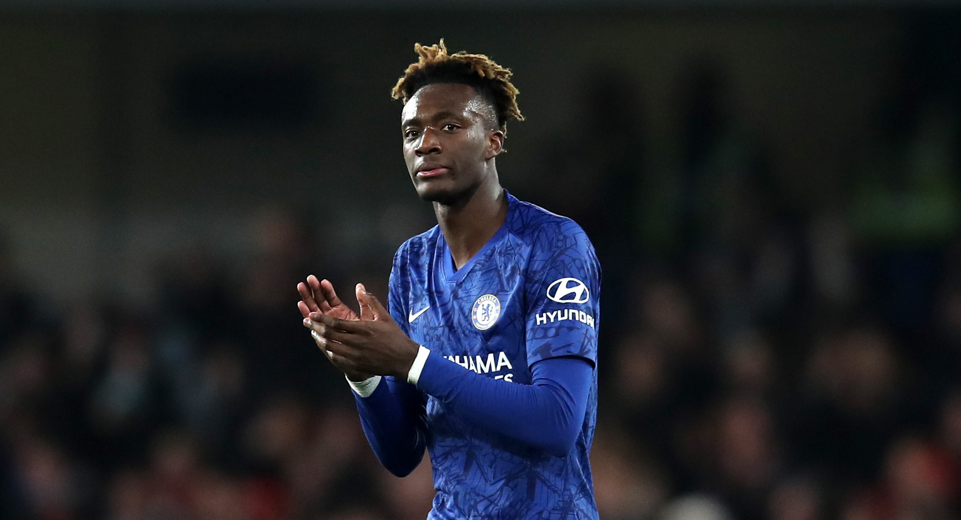 Tammy Abraham menolak tawaran perpanjangan kontrak yang disodorkan manajemen Chelsea. (Foto: Twitter/@ChelseaFC)