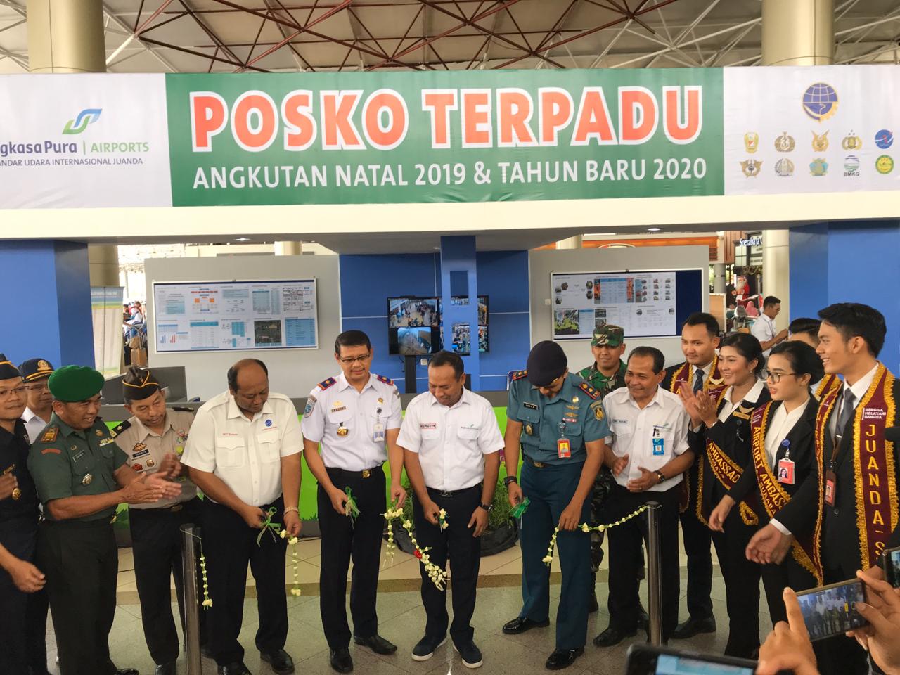 Peresmian Posko Terpadu di Bandara Juanda. (Foto: Humas Bandara Juanda)