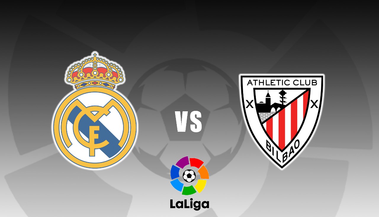 Real Madrid difavoritkan menang atas Athletic Bilbao. (Grafis by: Vidhi/Ngopibareng.id)