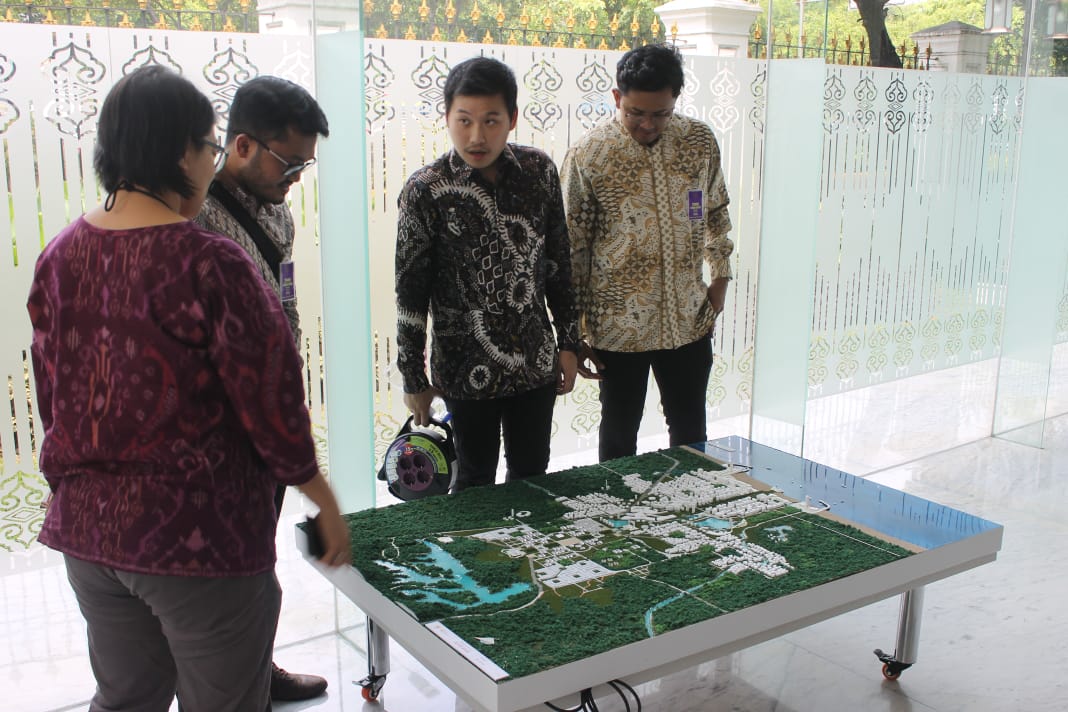 Finalis lomba desain ibu kota baru. Panitia memilih lima finalis dari 755 peserta. (Foto: Asmanu/ngopibareng.id)