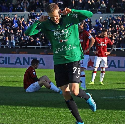 Atalanta Vs AC Milan. (Foto: Instagram @atalantabc)