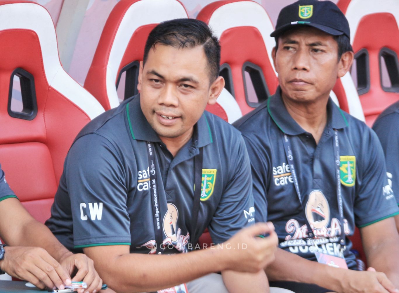 Manajer Persebaya, Candra Wahyudi mengungkapkan bahwa hanya 60 persen pemain Persebaya musim ini yang akan dipertahankan. (foto: Haris/ngopibareng.id)